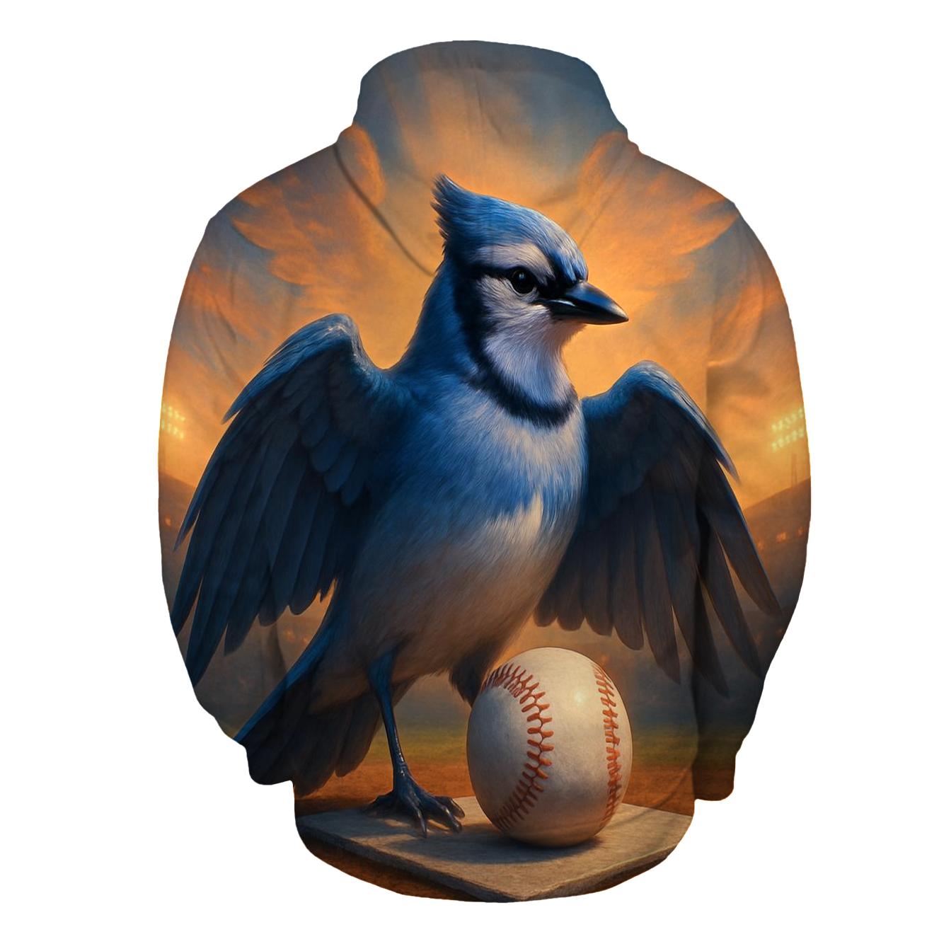 Feathered Horizon Home Plate Blue Jays hoodies fashion