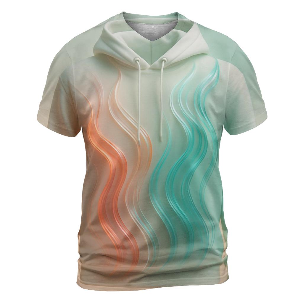 Opaline Drift Currents trendy printed shirt styles