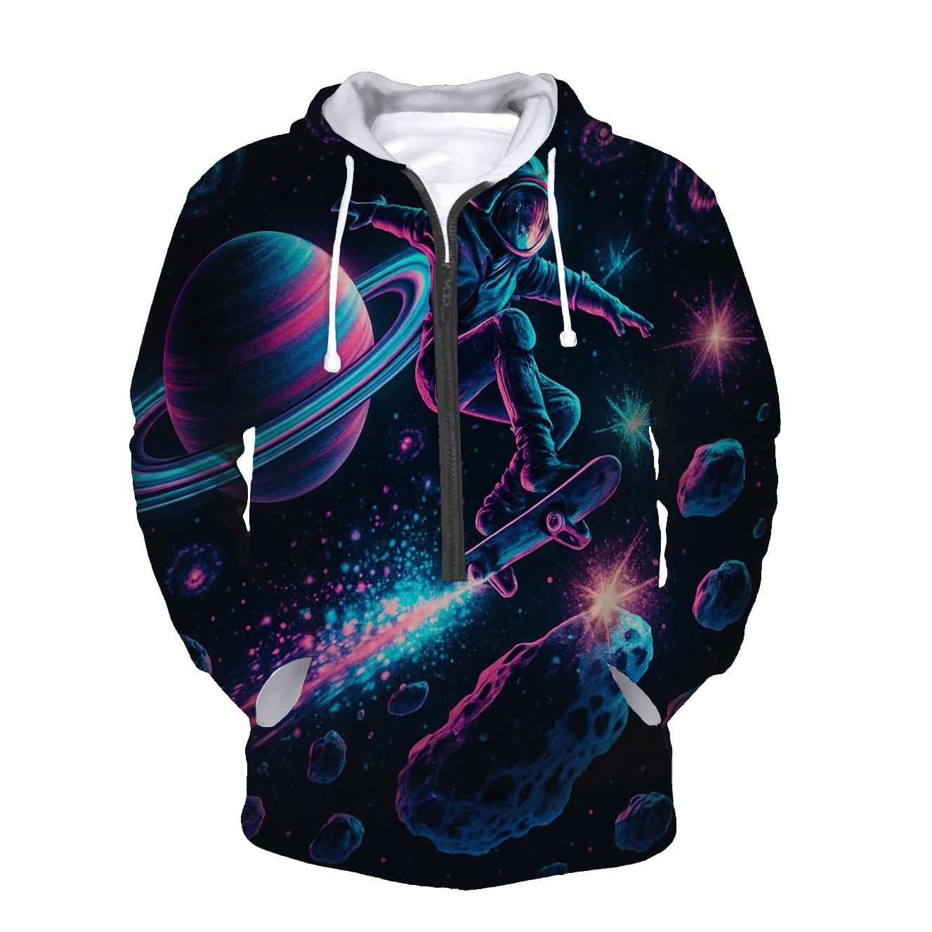 Cosmic Skater On The Saturn Highway hoodie styles