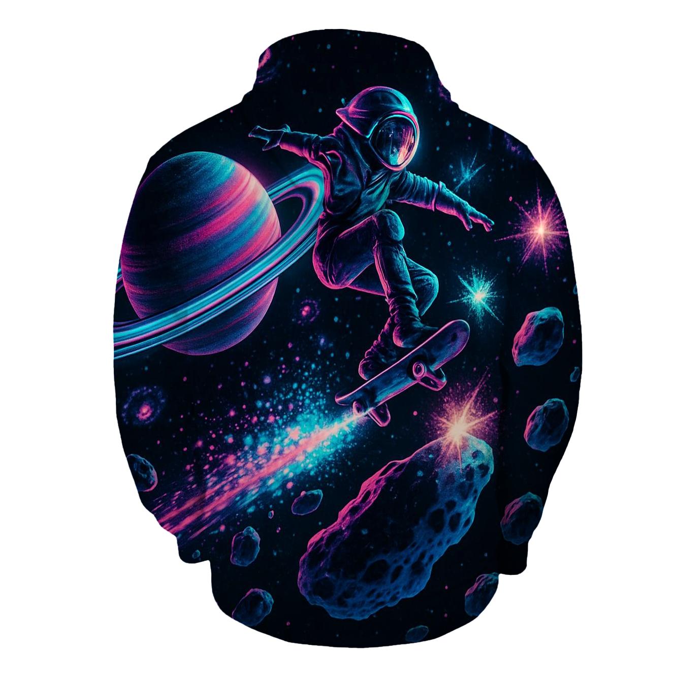 Cosmic Skater On The Saturn Highway hoodie styles
