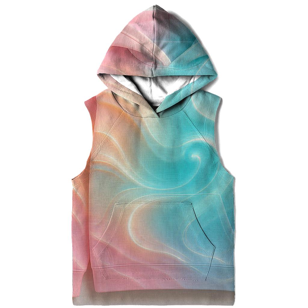 Aurora Tidal Gradient printed hoodies