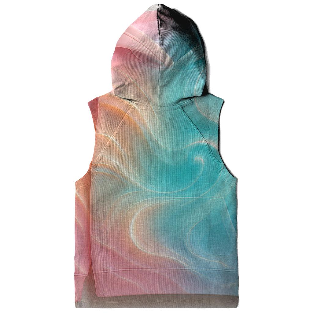 Aurora Tidal Gradient printed hoodies