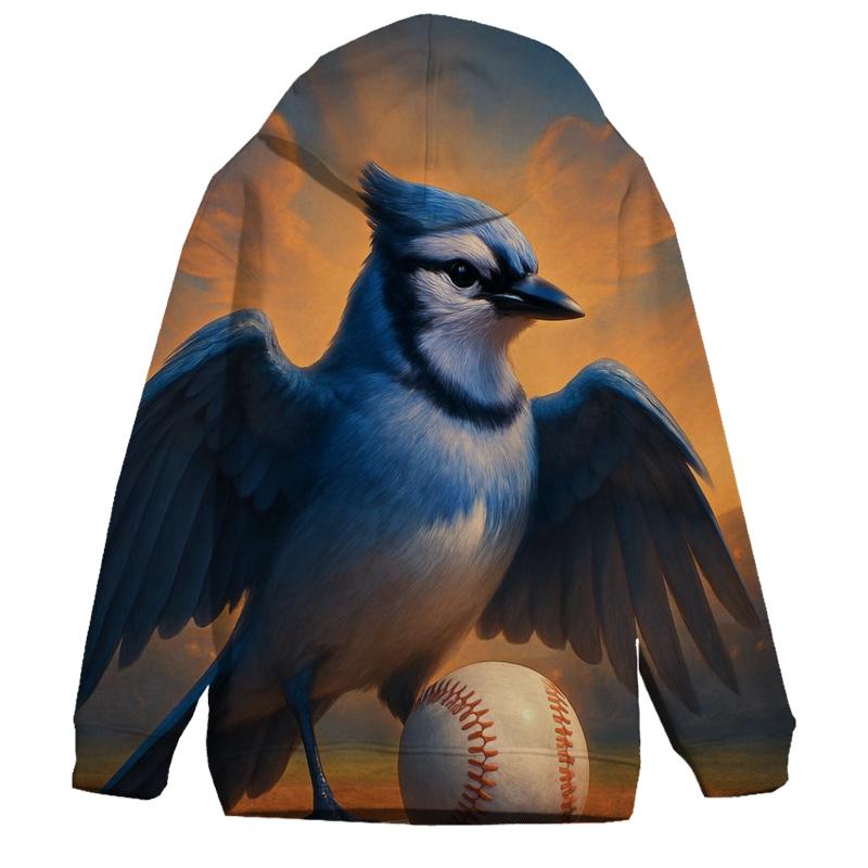 Feathered Horizon Home Plate Blue Jays lightweight hoodies
