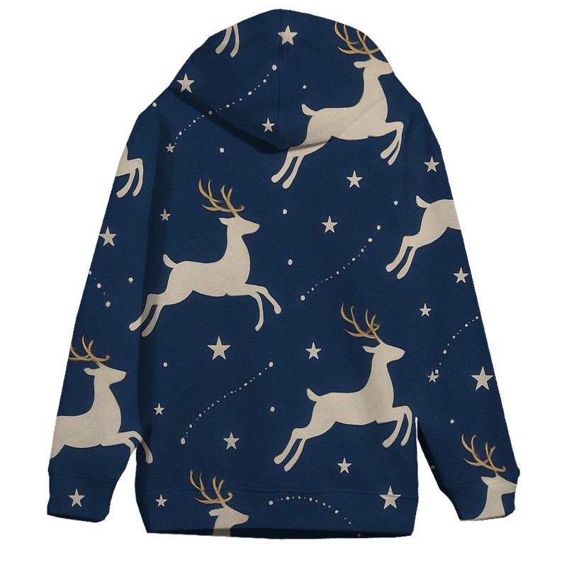 Reindeer Silhouette Constellations hoodie styles