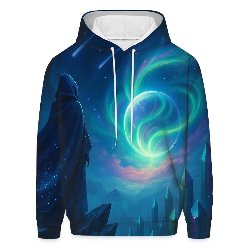Aurora Drifter Over The Crystal Planet pullover hoodies