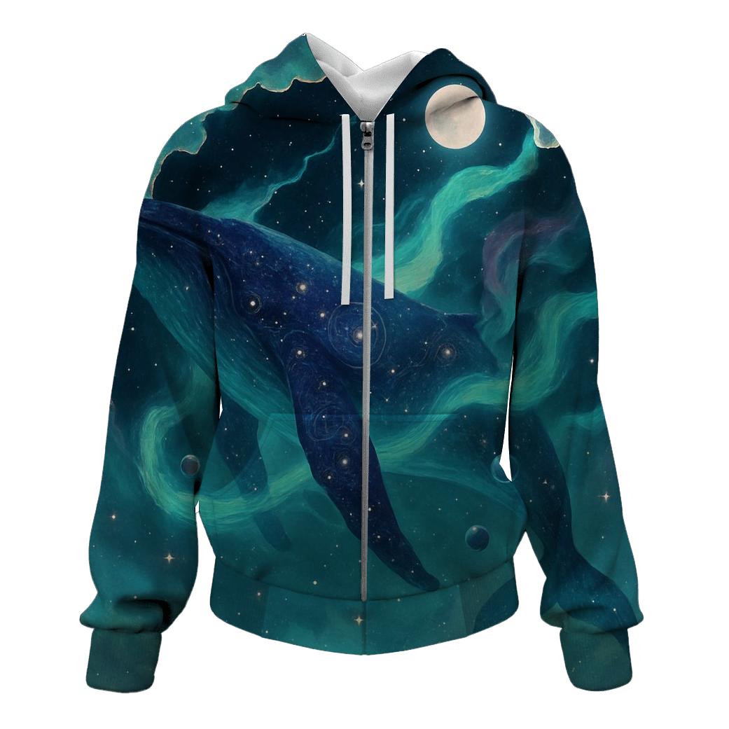 Guardian Whale Of The Aurora Rift premium hoodies