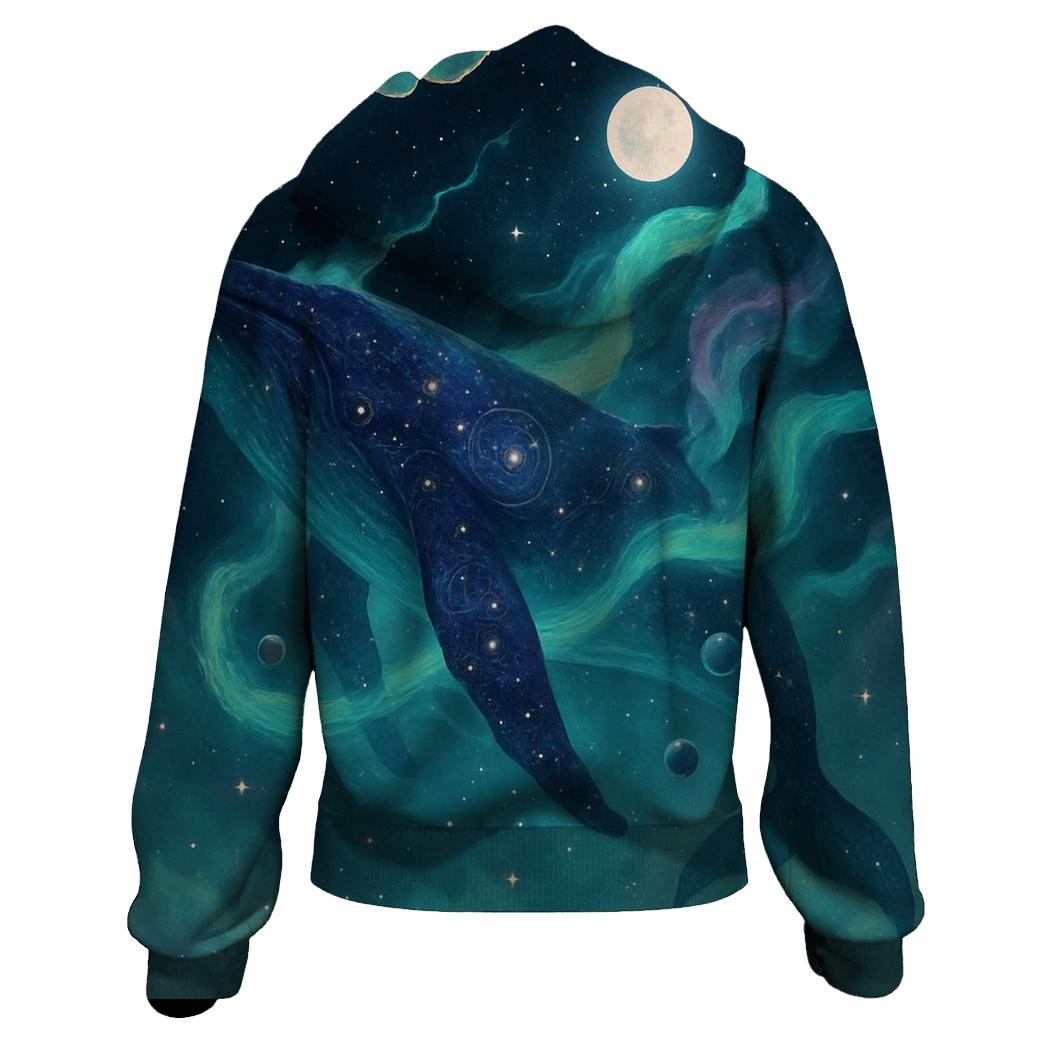 Guardian Whale Of The Aurora Rift premium hoodies