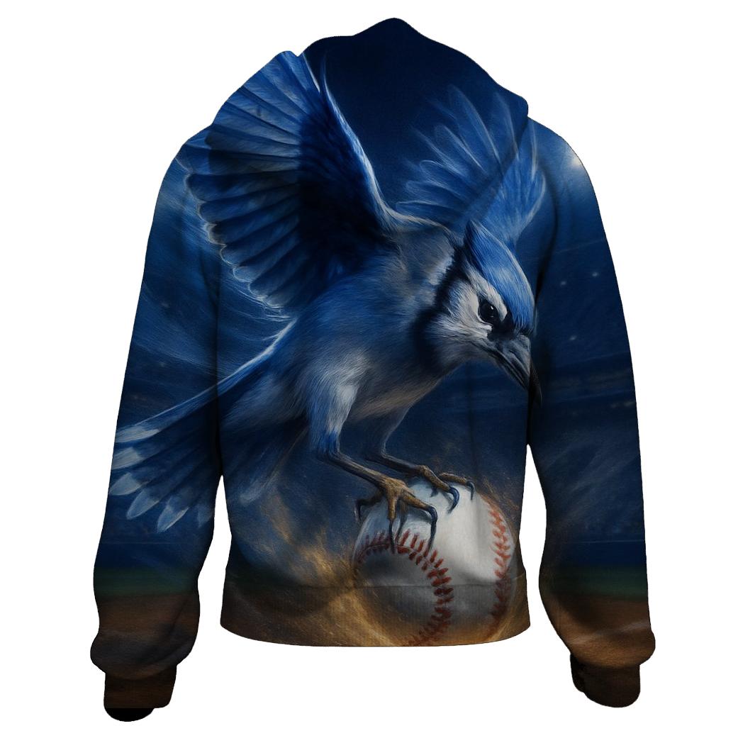 Blue Jays Night Flight Over The Diamond printed hoodies