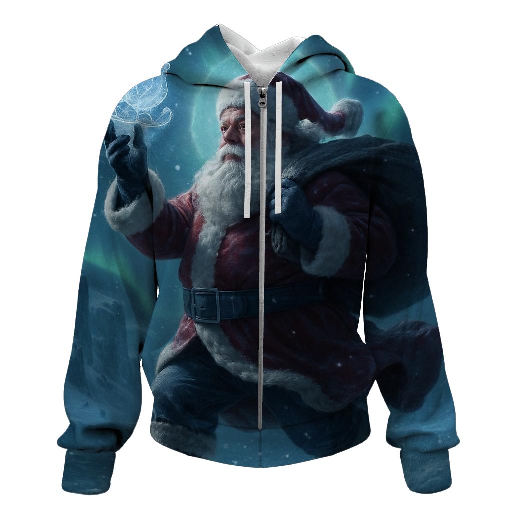 Aurora Trailblazer Santa hoodie designs