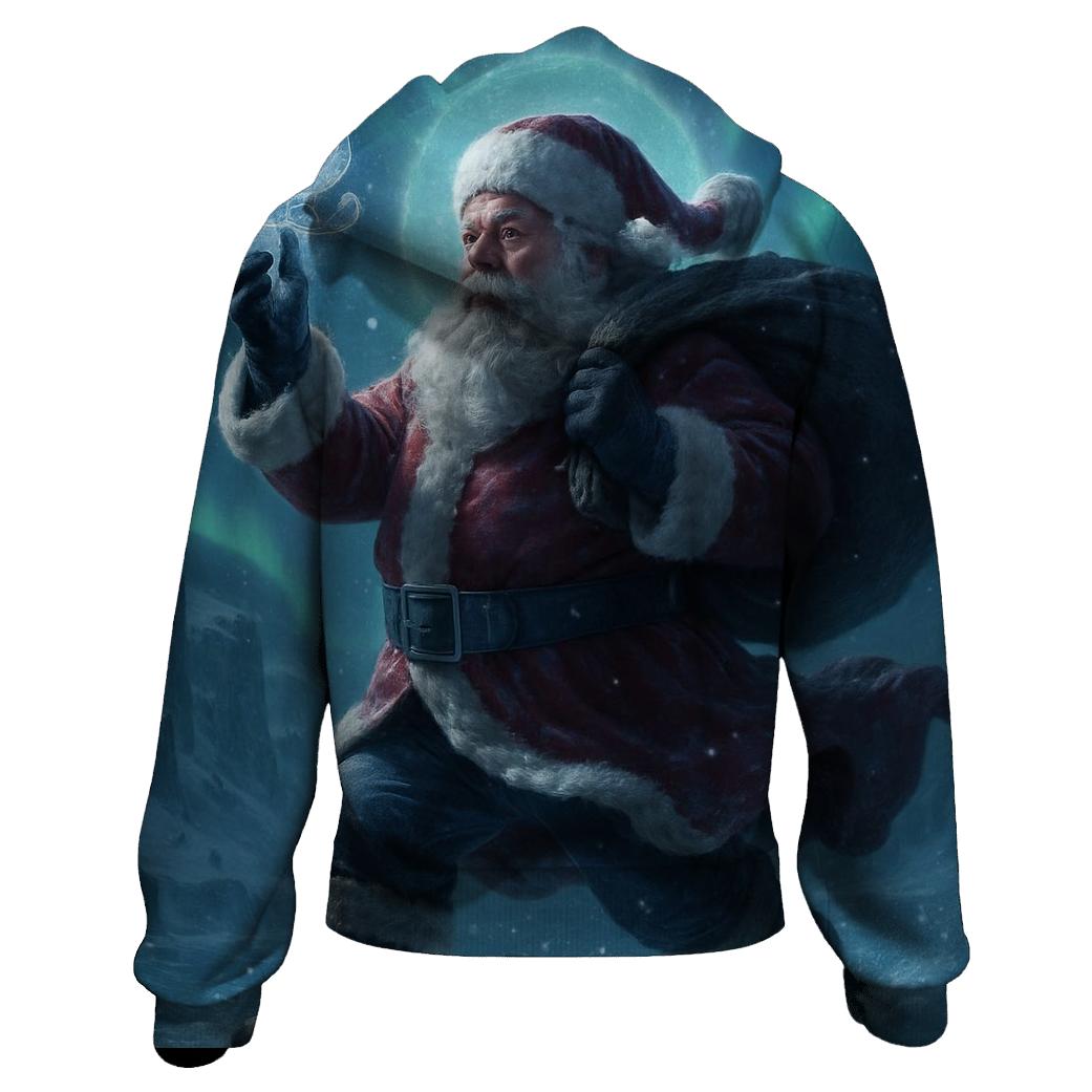 Aurora Trailblazer Santa hoodie designs
