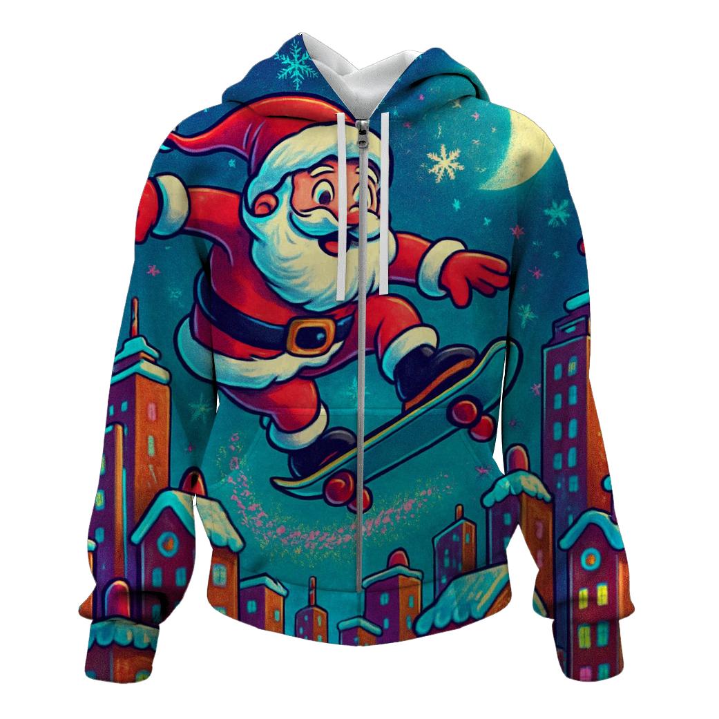 Gingerbread City Rooftop Delivery hoodie designs