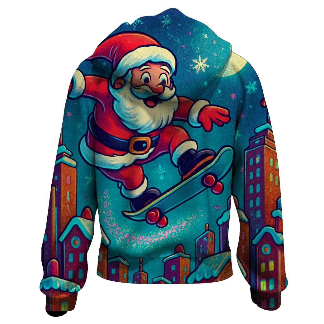 Gingerbread City Rooftop Delivery hoodie designs