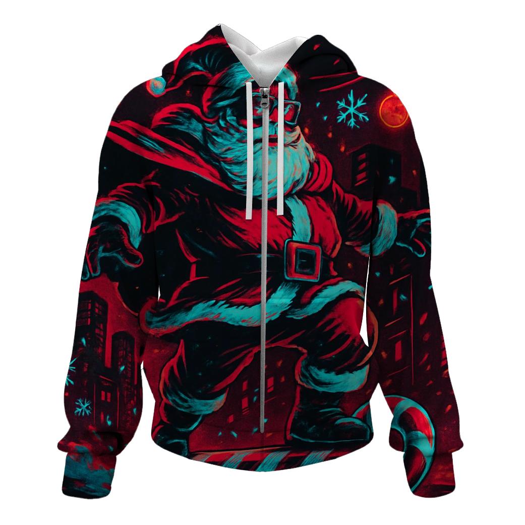 Neon Street Santa Rider hoodies fashion