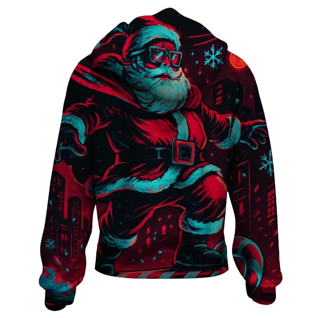 Neon Street Santa Rider hoodies fashion