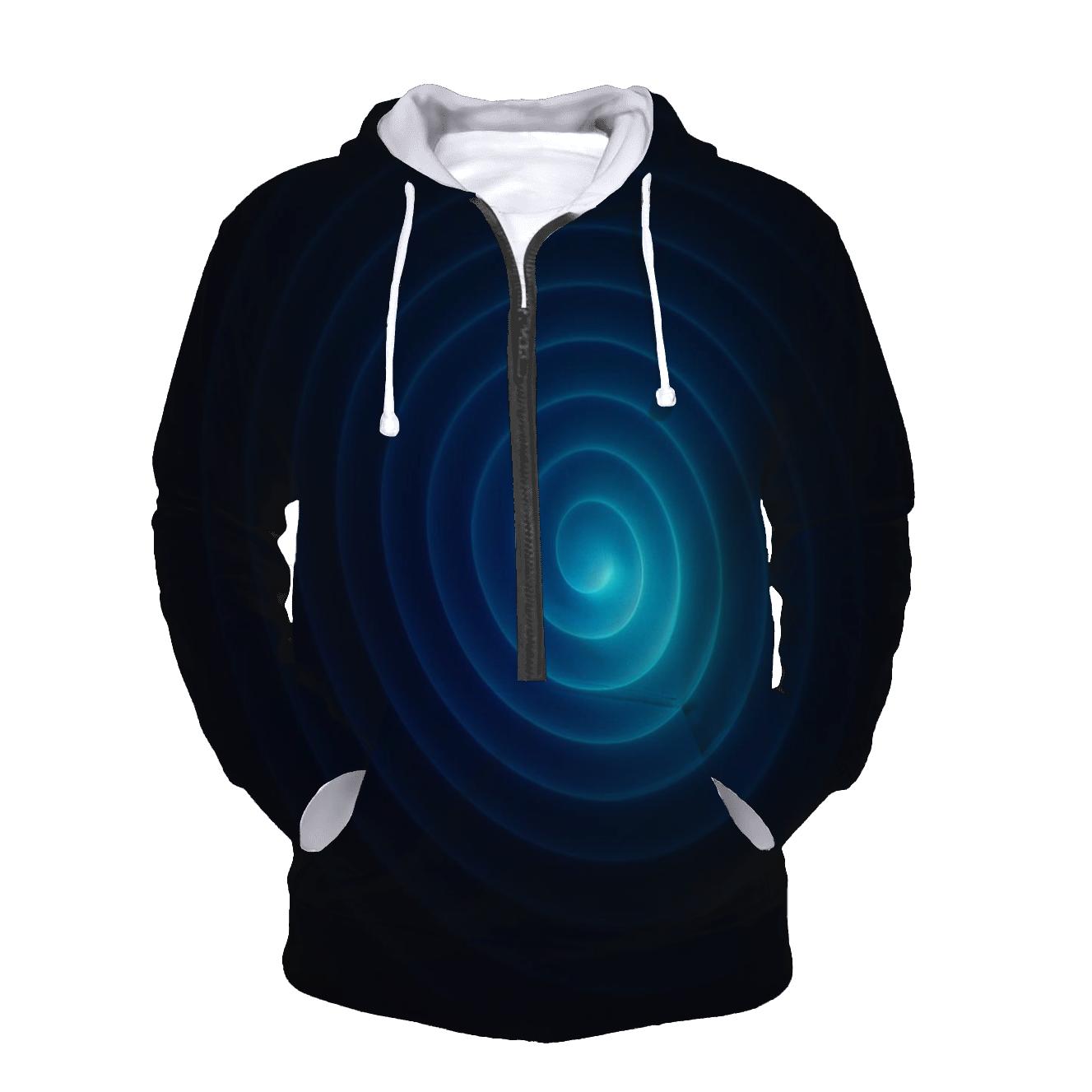 Midnight Ripple Spectrum graphic hoodies