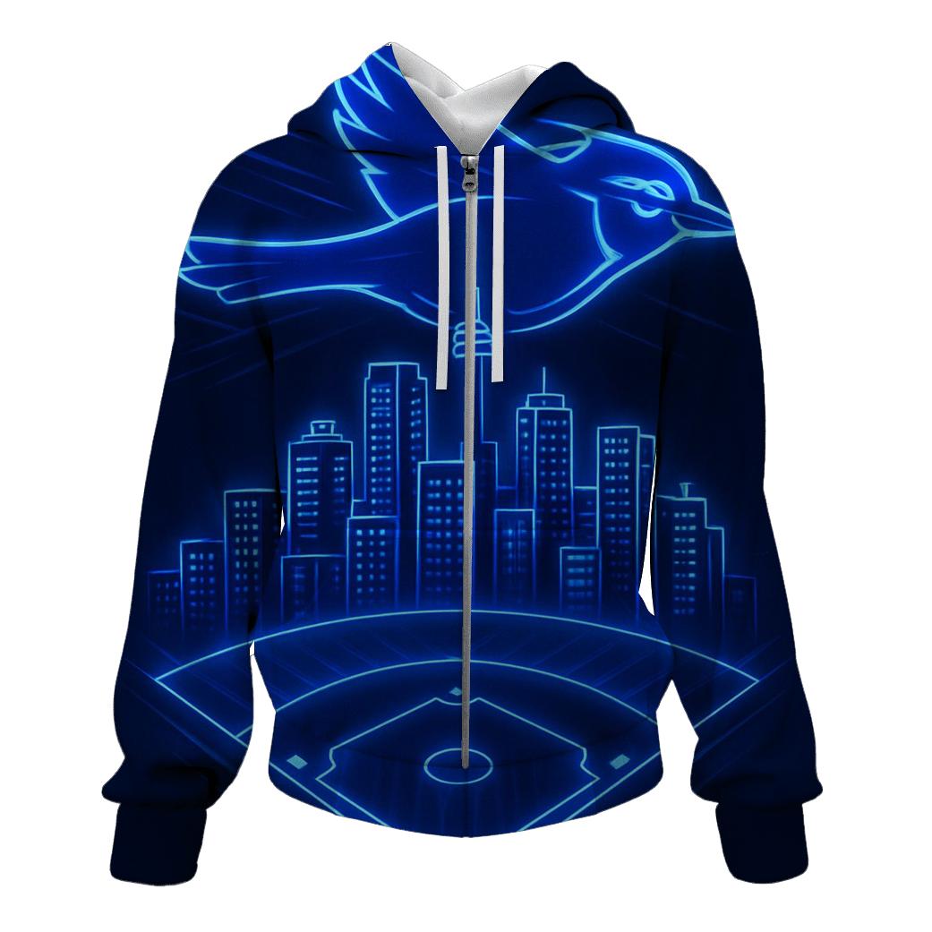 Skyline Surge Diamond In Blue Jays pullover hoodies