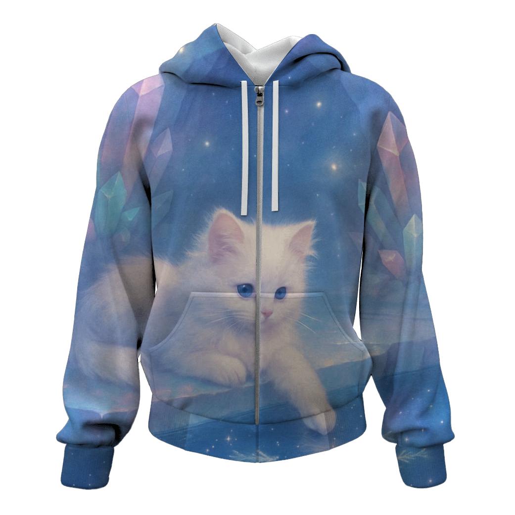 Crystal Cave Dreamer Cat hoodies fashion