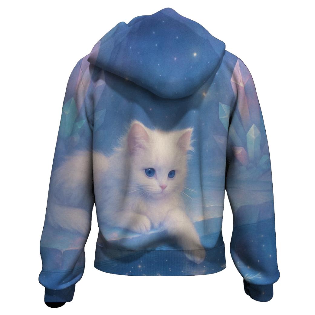 Crystal Cave Dreamer Cat hoodies fashion