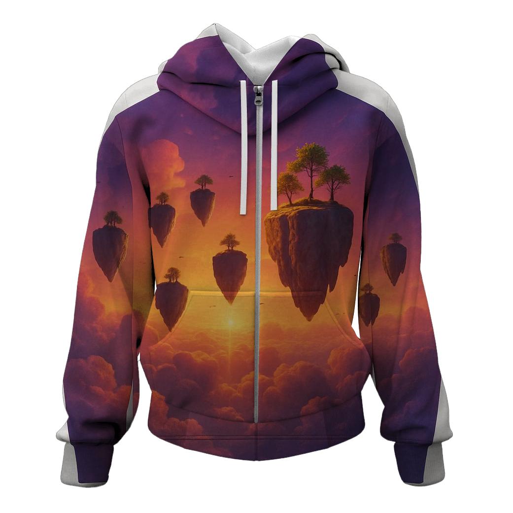 Cloud Isles Of The Ember Sky embroidered hoodies