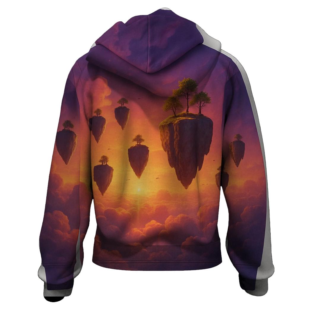 Cloud Isles Of The Ember Sky embroidered hoodies