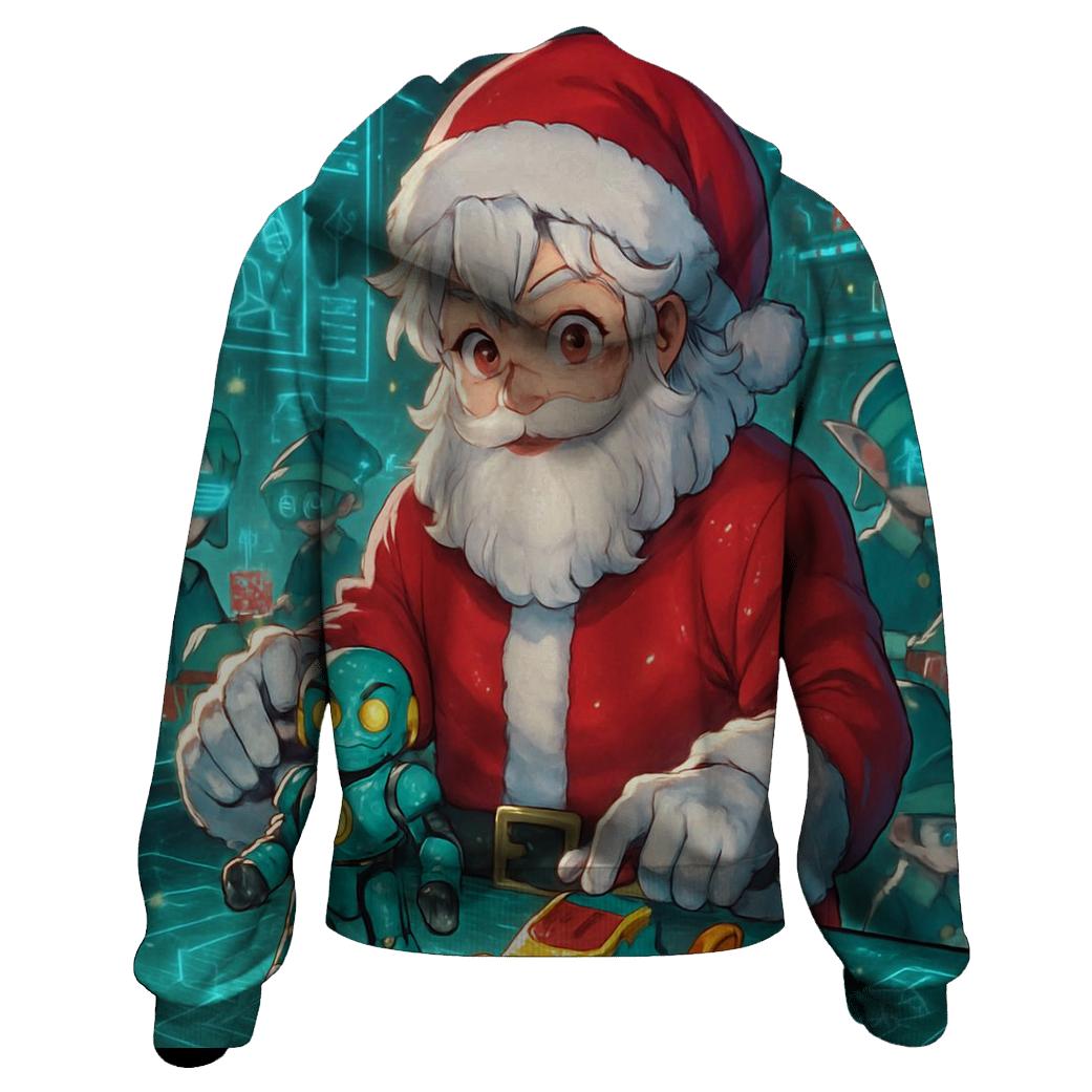 Santa Workshop Circuit Crafter embroidered hoodies