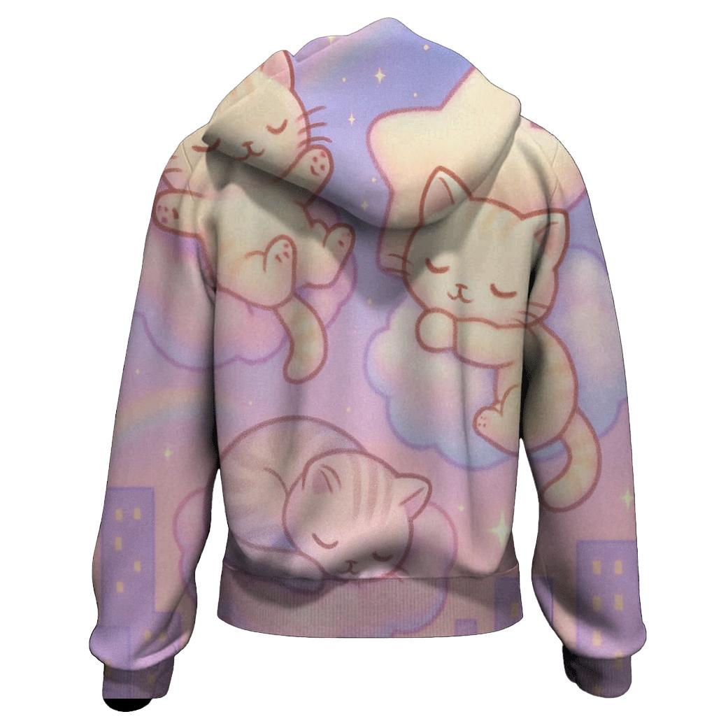 Cotton Candy Cloud Nappers graphic hoodies