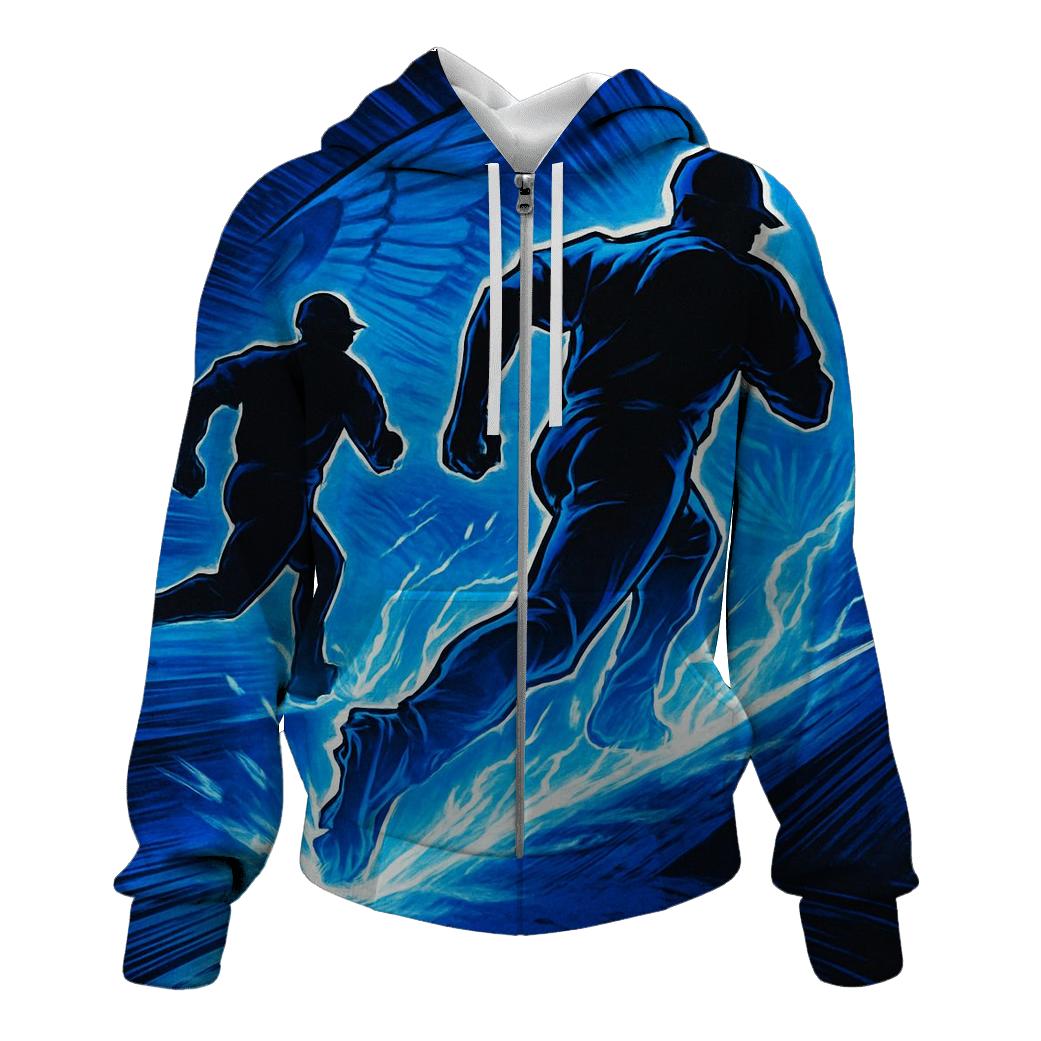 Electric Baseline Chase Blue Jays Fusion designer hoodies