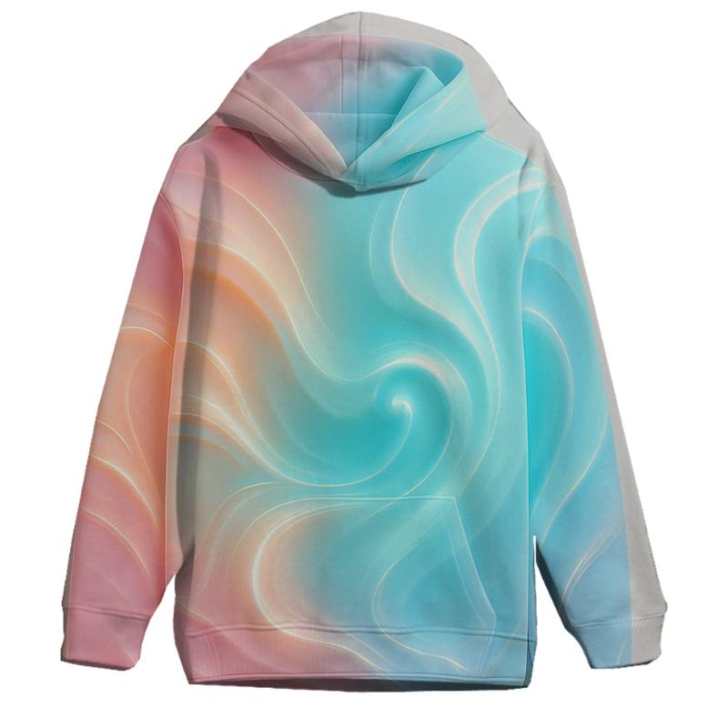 Aurora Tidal Gradient zip-up hoodies