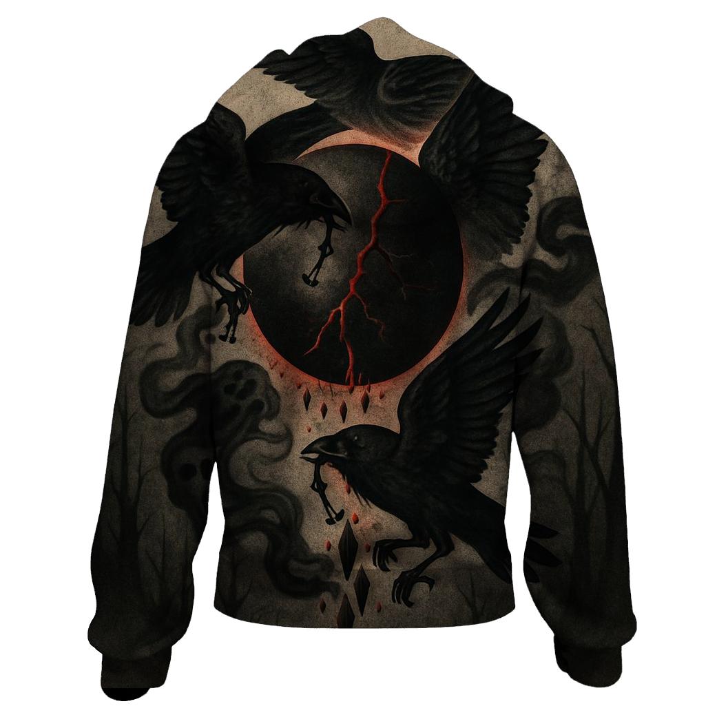 Ravens Of The Broken Eclipse graphic hoodies