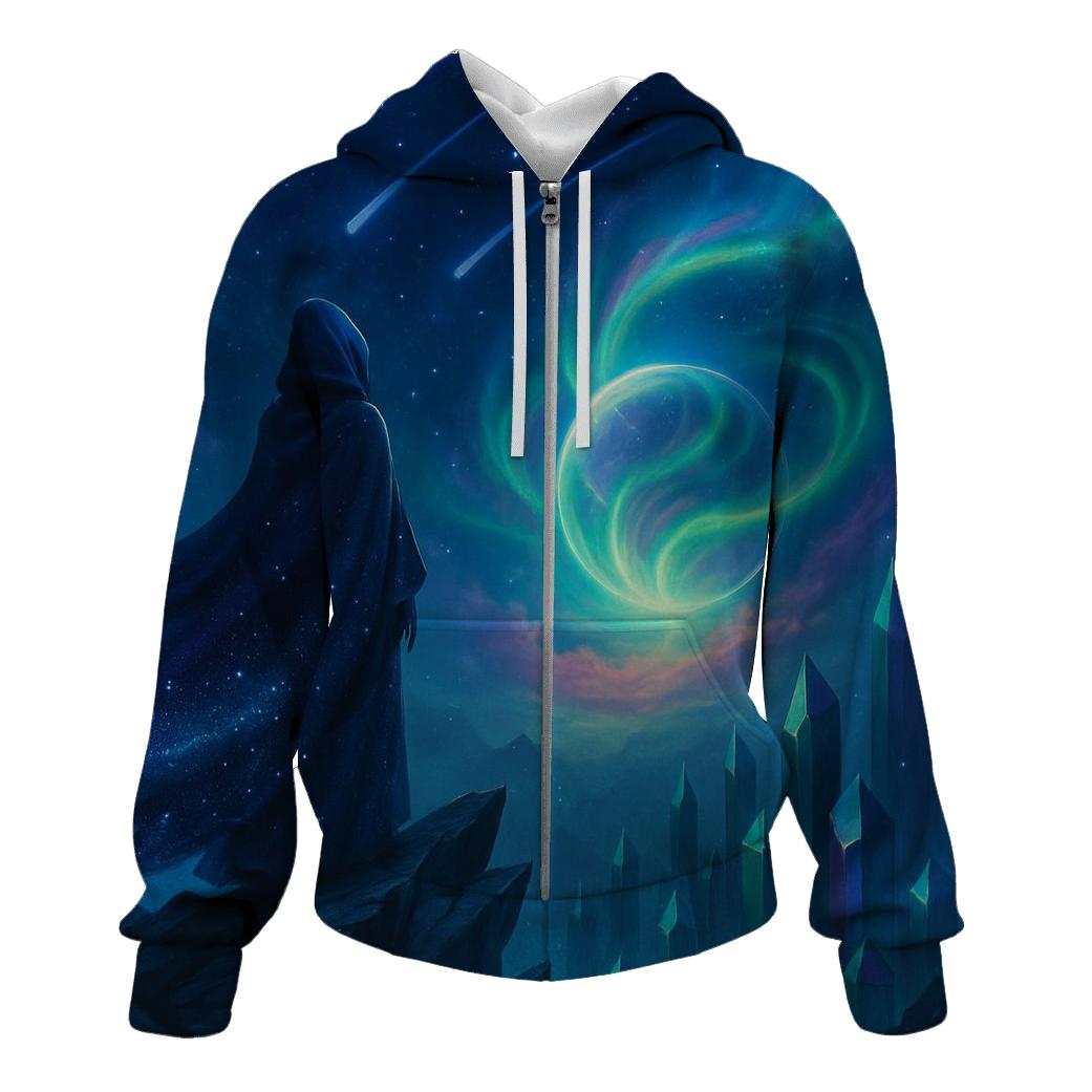 Aurora Drifter Over The Crystal Planet hoodie styles