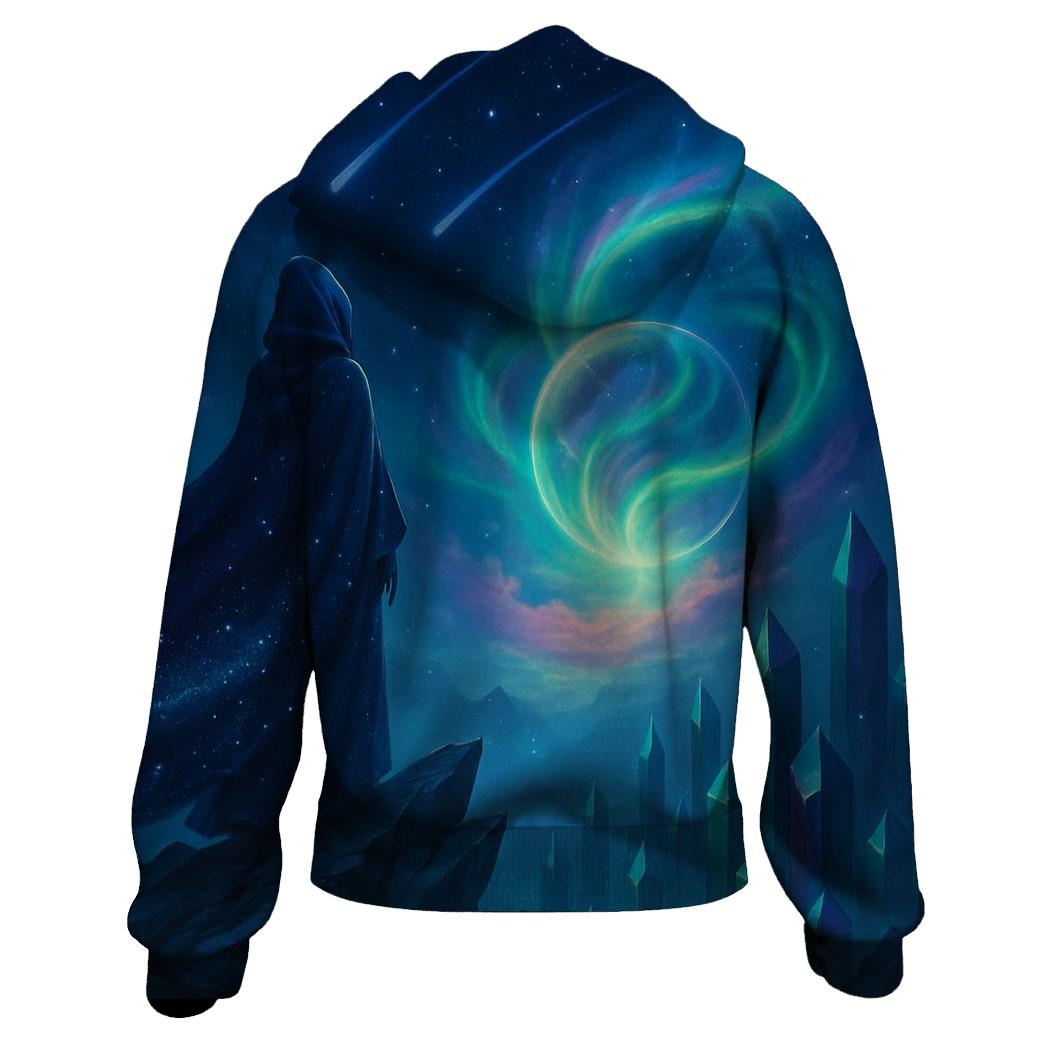 Aurora Drifter Over The Crystal Planet hoodie styles