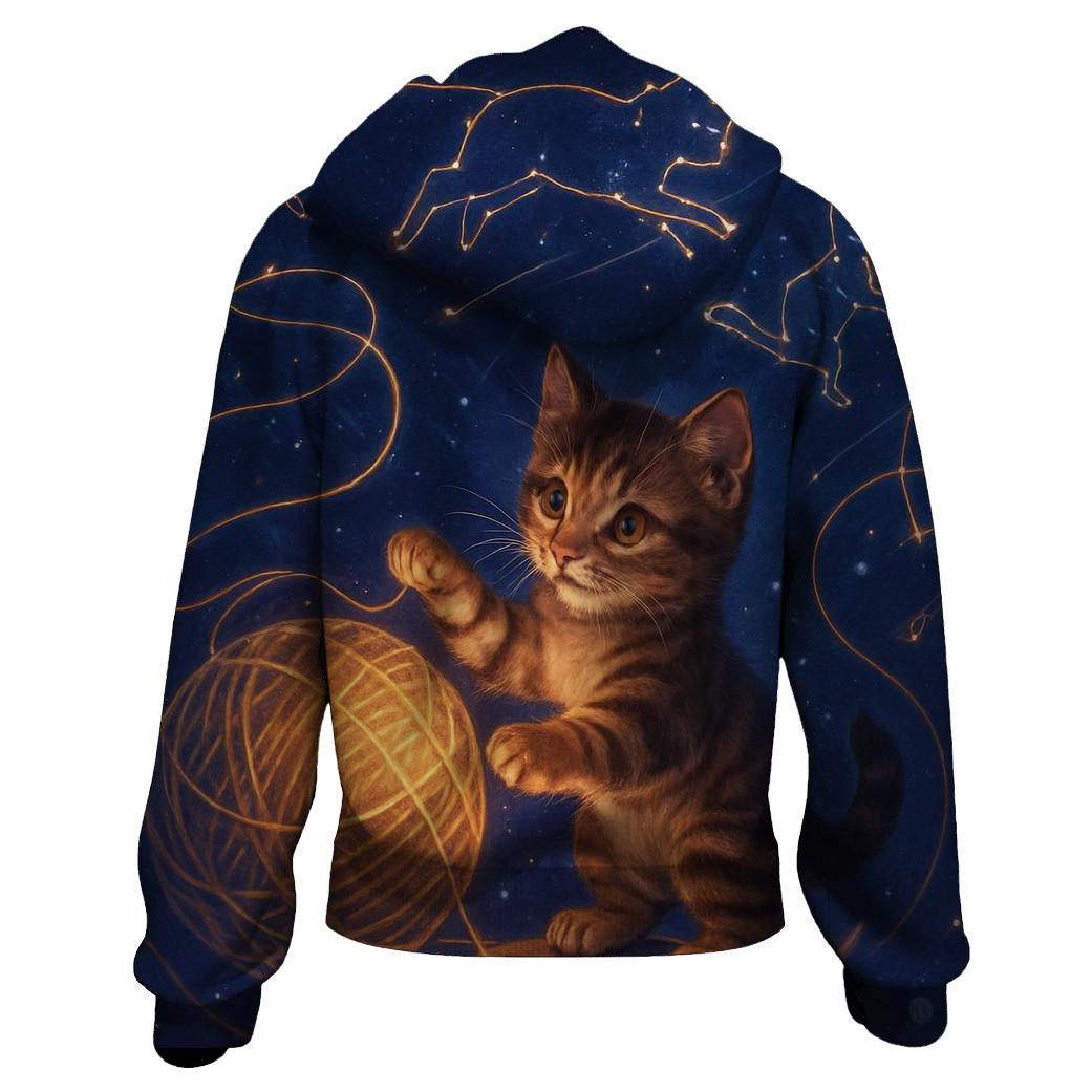 Celestial Yarn Constellation printed hoodies