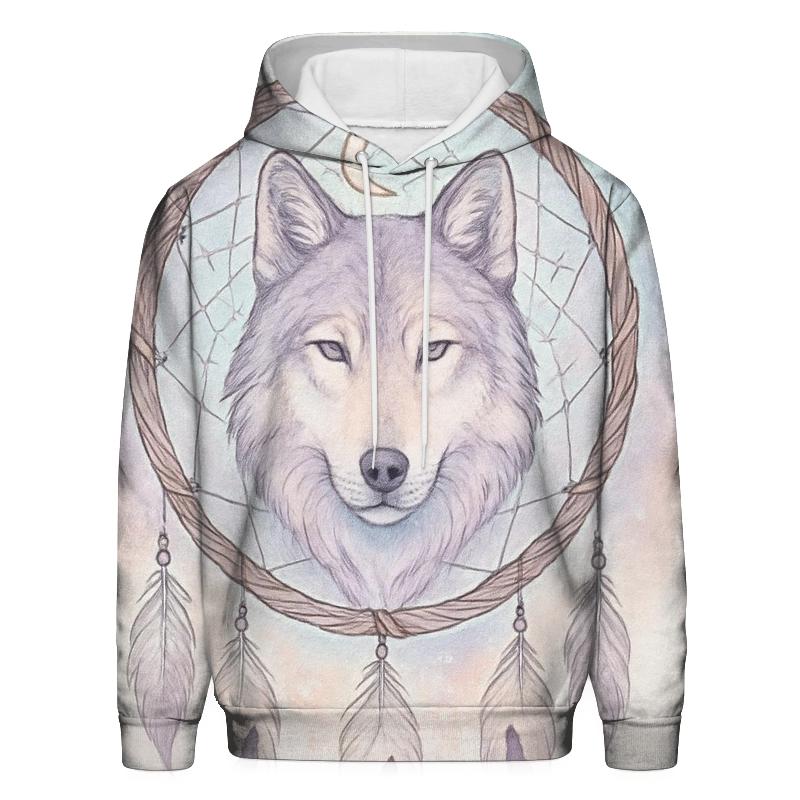 Dreamcatcher Twilight Wolf hoodie designs