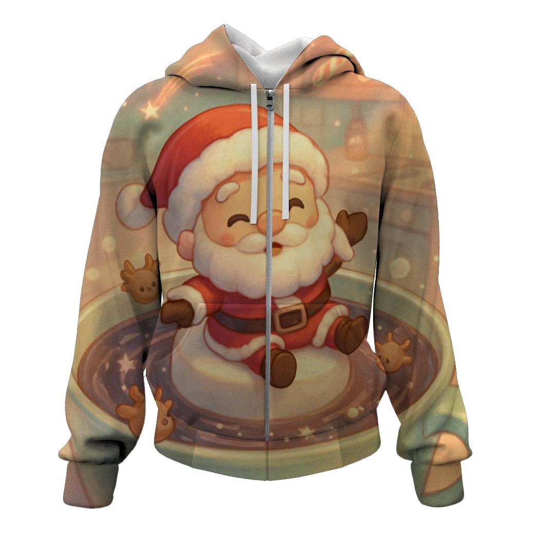 Chibi Santa Marshmallow Galaxy custom hoodies