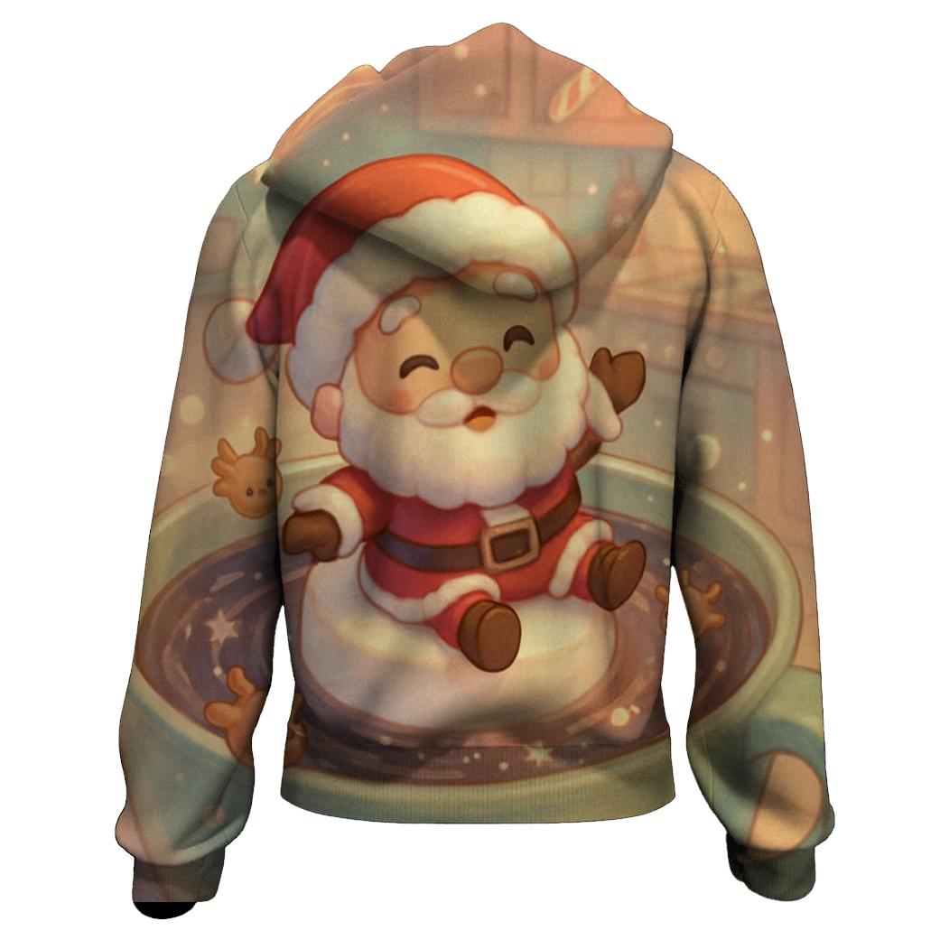Chibi Santa Marshmallow Galaxy custom hoodies