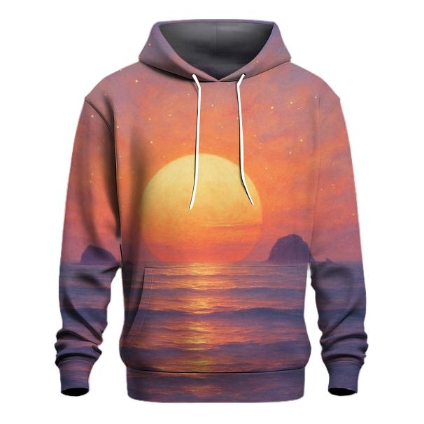 Celestial Tides At Sundown lightweight hoodies