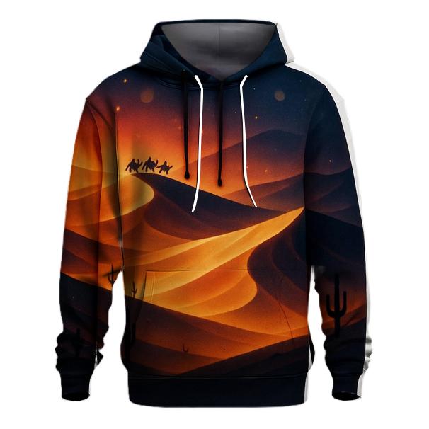 Dunes Of Ember Twilight premium hoodies