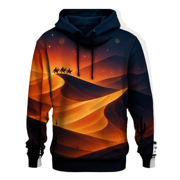Dunes Of Ember Twilight premium hoodies