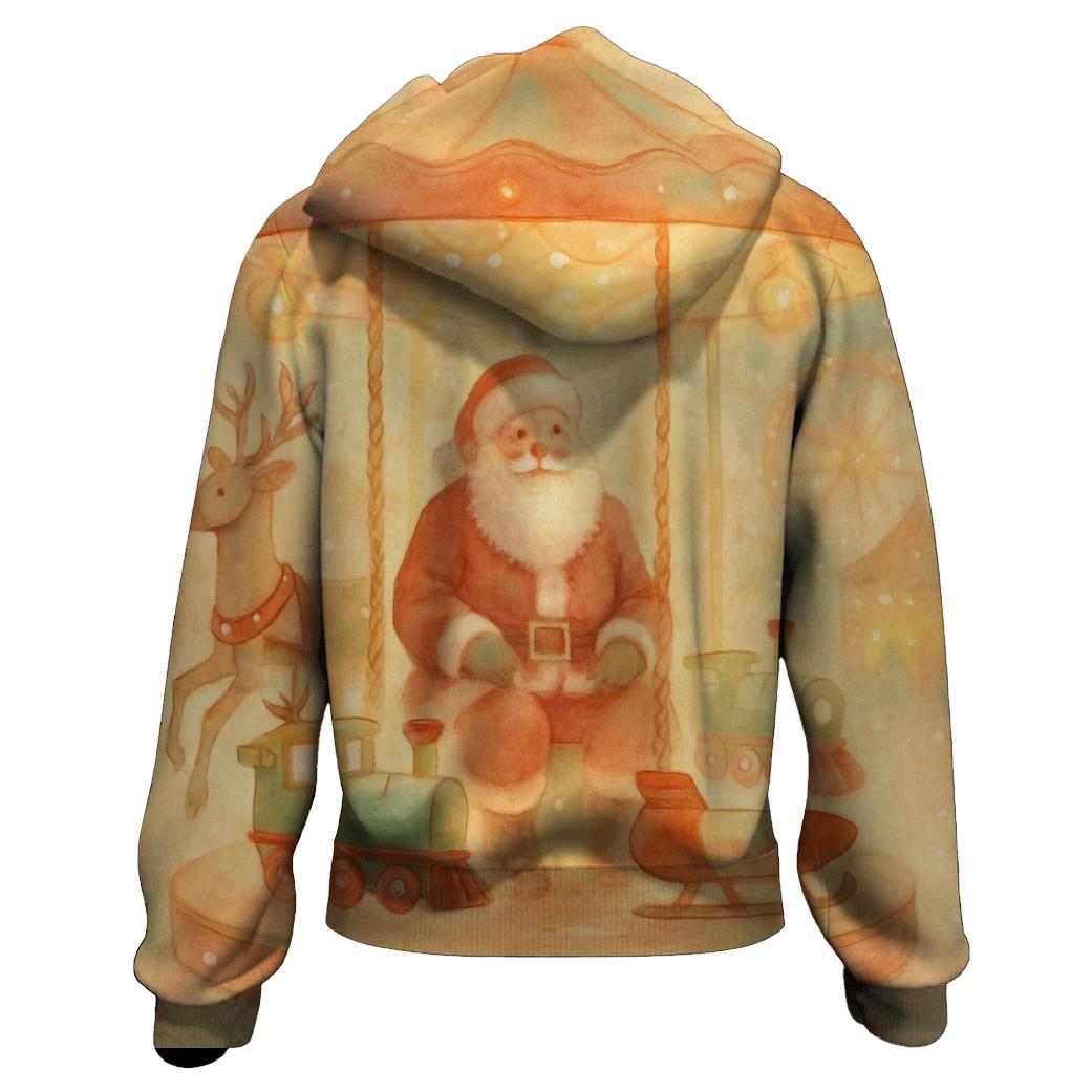 Santa Carnival Carousel Of Gifts hoodie styles