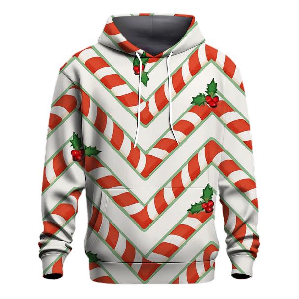Candy Cane Chevron Parade hoodie designs