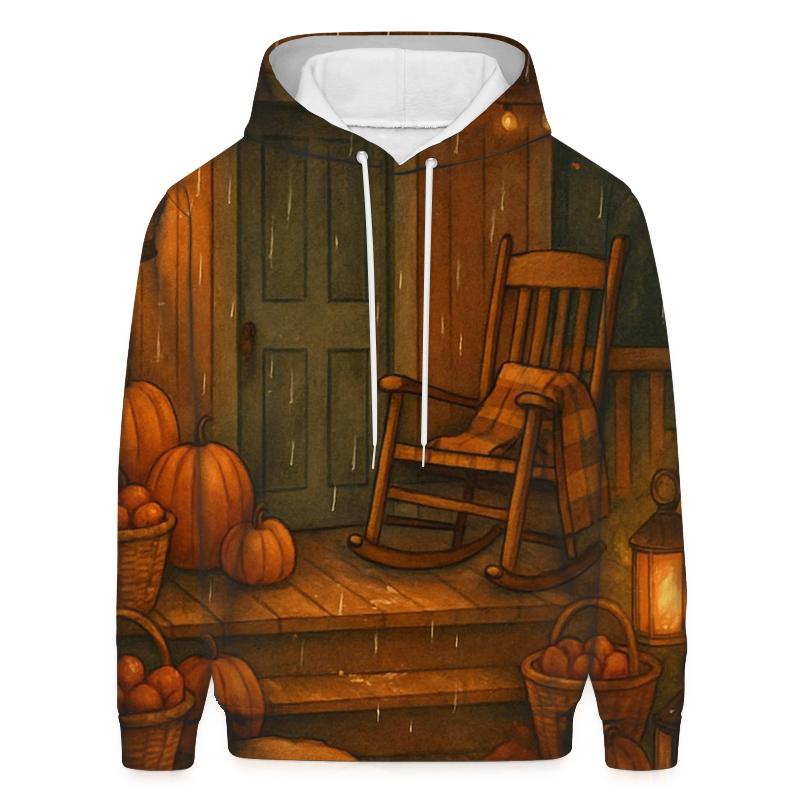 Thankful Porch Lantern Evening premium hoodies