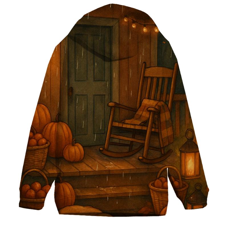 Thankful Porch Lantern Evening premium hoodies