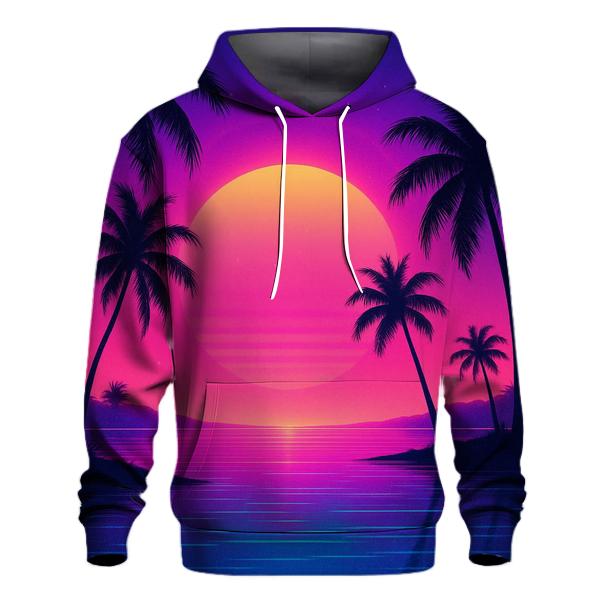 Neon Lagoon Afterglow heavyweight hoodies