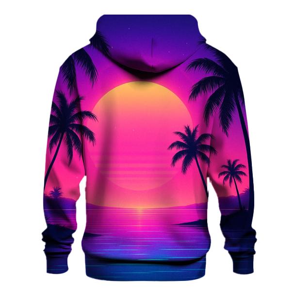 Neon Lagoon Afterglow heavyweight hoodies