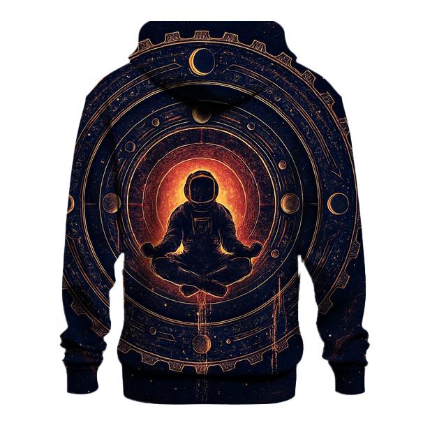 Chrono Rings Of The Eclipse Voyager embroidered hoodies