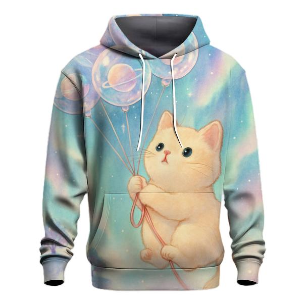 Aurora Balloon Cat Voyage hoodie styles