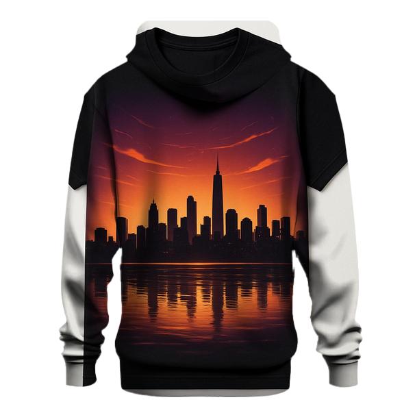 Skyline Mirage At Golden Hour custom hoodies