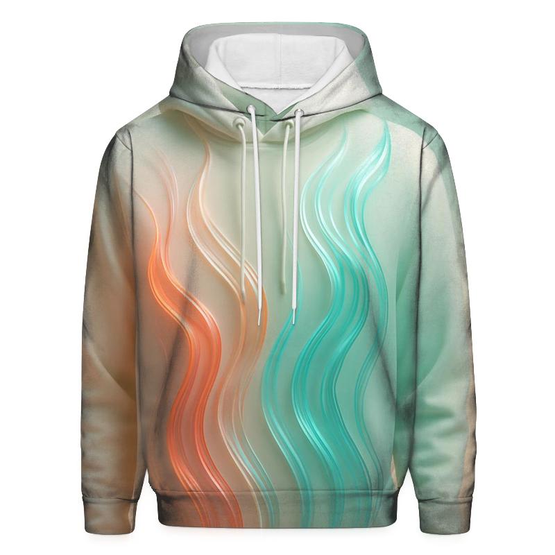 Opaline Drift Currents printed hoodies