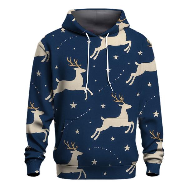 Reindeer Silhouette Constellations hoodie styles