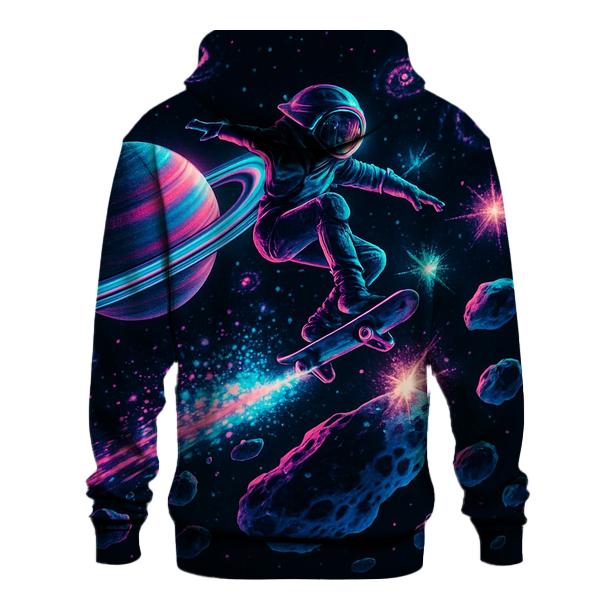 Cosmic Skater On The Saturn Highway heavyweight hoodies